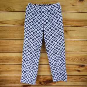 Croft & Barrow Pajama Pants Womens Sz S‎ Multicolor Geometric Elastic Waist Soft